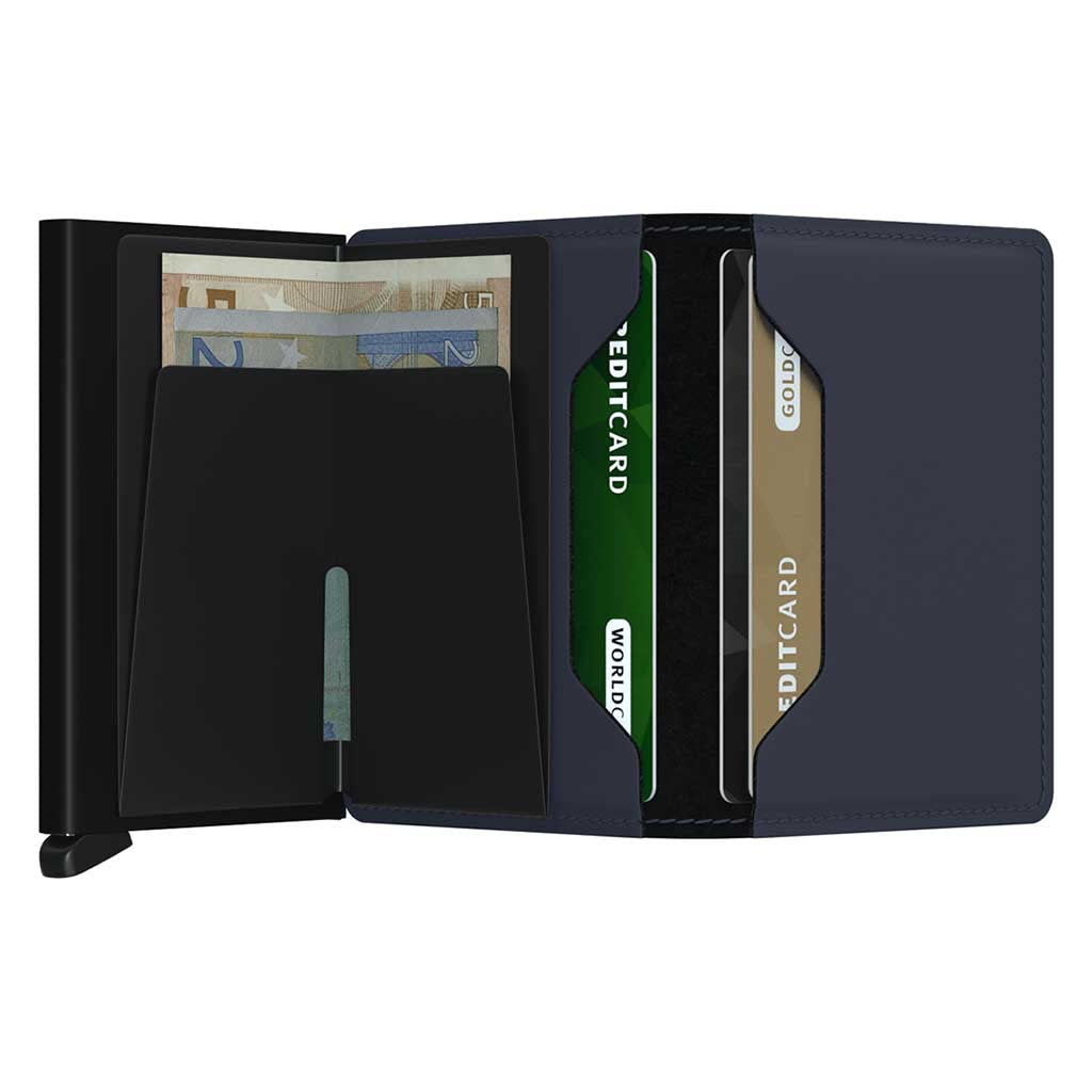 Slimwallet Matte Secrid sm-nightblue Wallets One Size / Nightblue