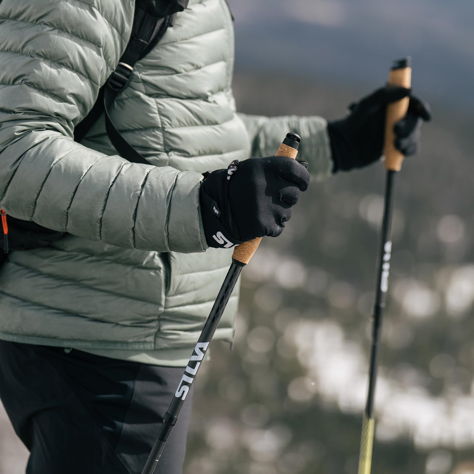 Running Poles Carbon Z | Fixed | 130cm Silva 38609 Walking Poles 130cm / Black/Yellow