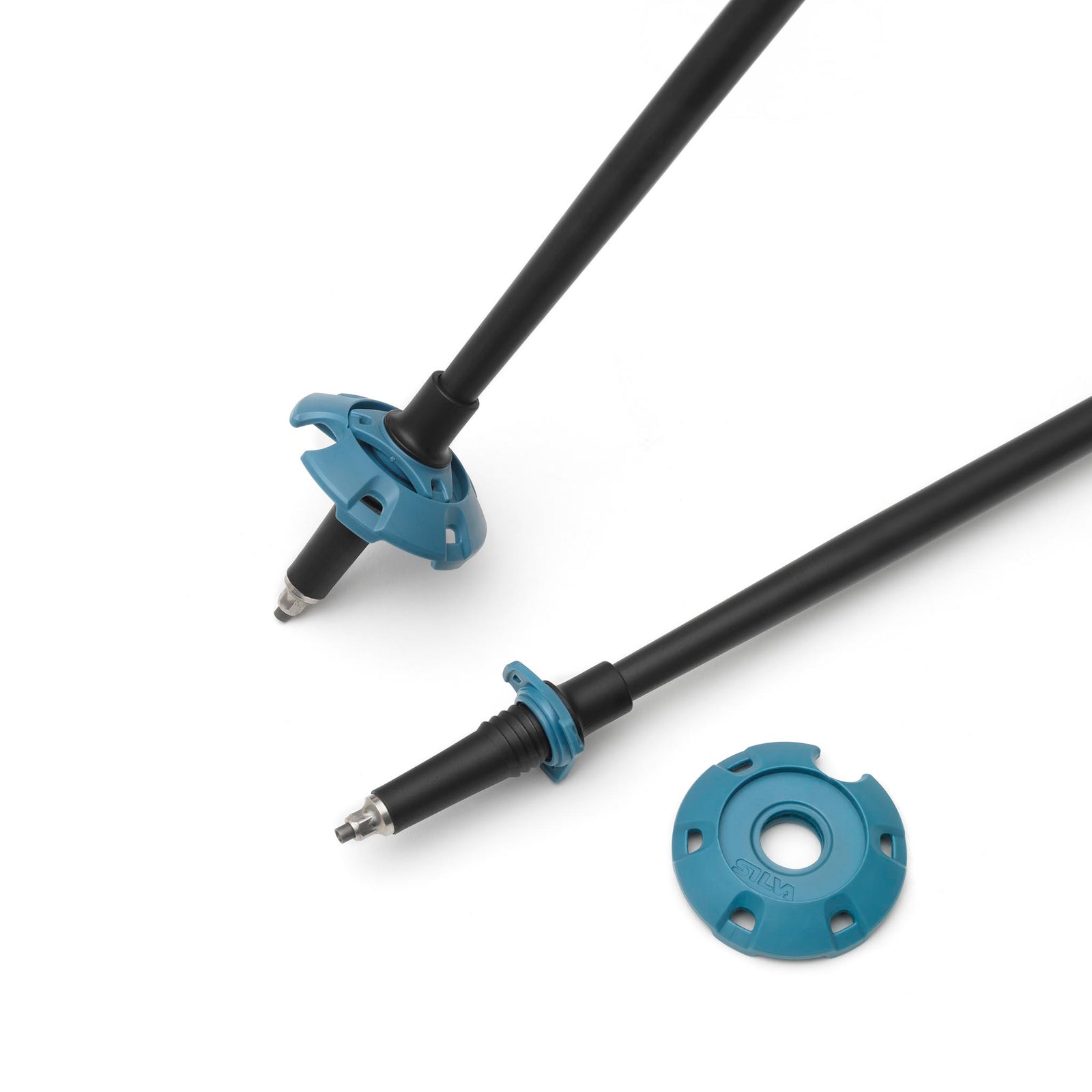 Trekking Poles | Carbon Z-Fold | Adjustable | 115-135cm Silva 38610 Walking Poles 115-135cm / Black/Blue