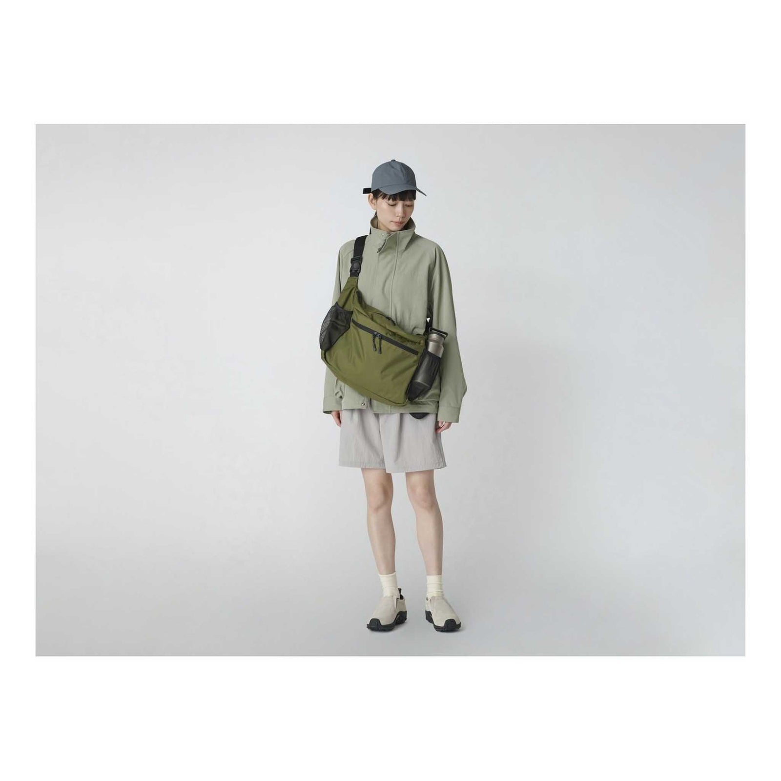 Everyday Use Middle Shoulder Bag Snow Peak AC-25SU40300012 Messenger Bags One Size / Grey