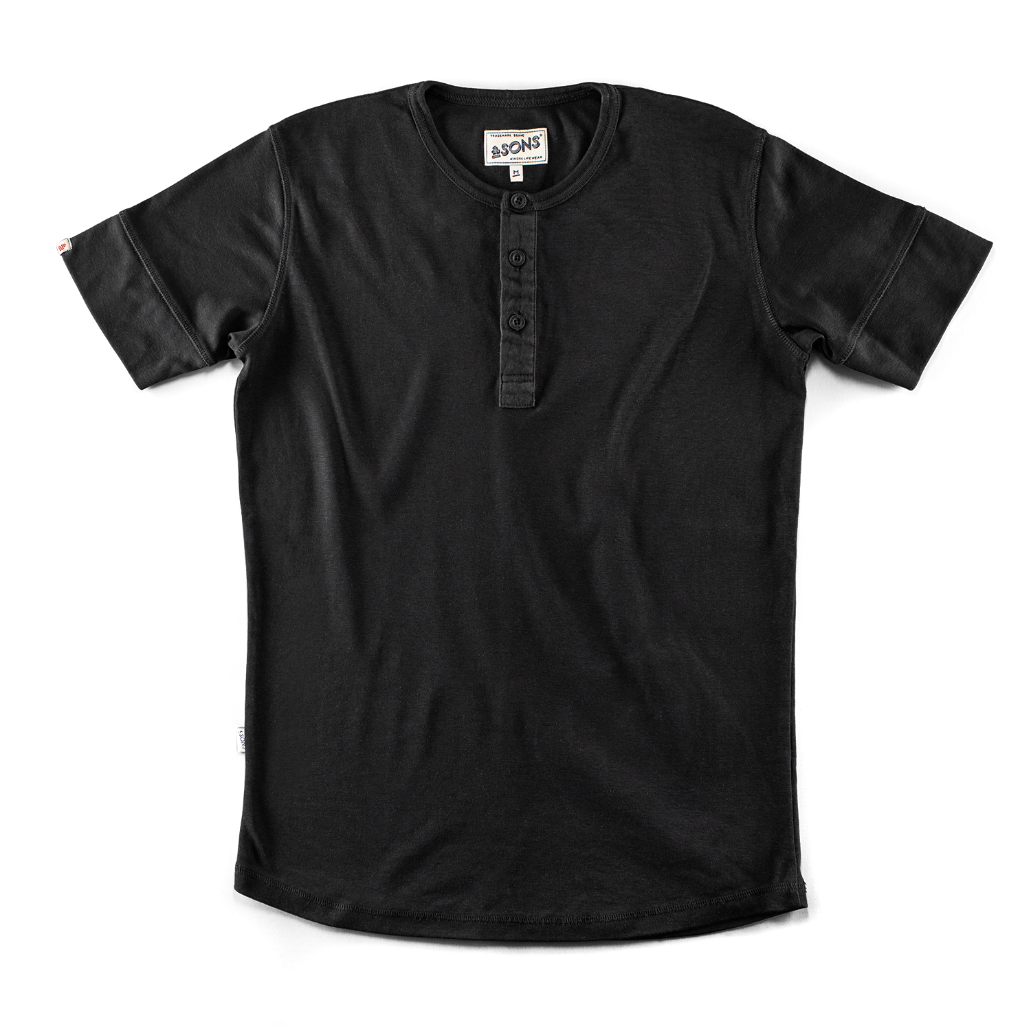 New Elder Henley Short Sleeve Shirt &SONS Men's Henleys
