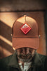 Trucker Badge Cap &SONS TPBCT-01 Caps & Hats One Size / Rust Tan