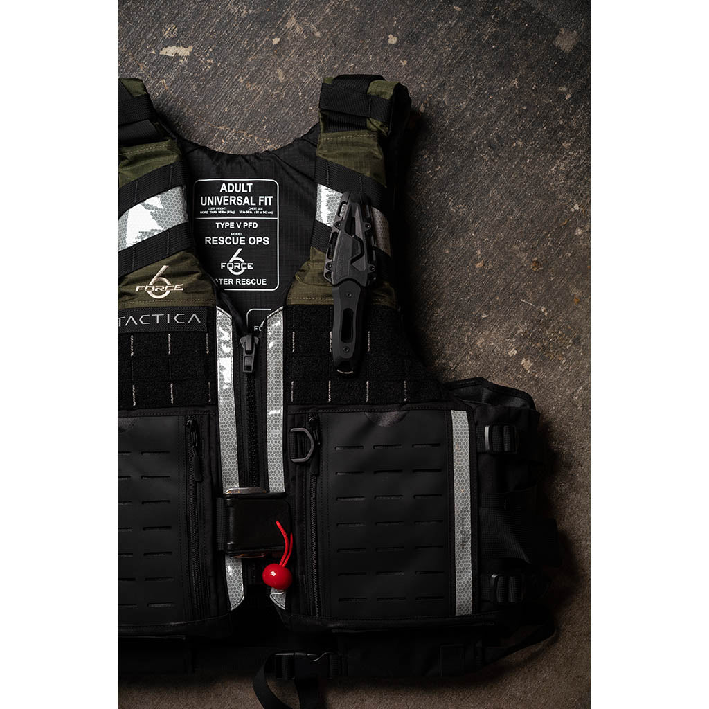 K.220 Search & Rescue Knife | Compact TACTICA TCK0220CB-BLKBLK Knives One Size / Black - Blunt