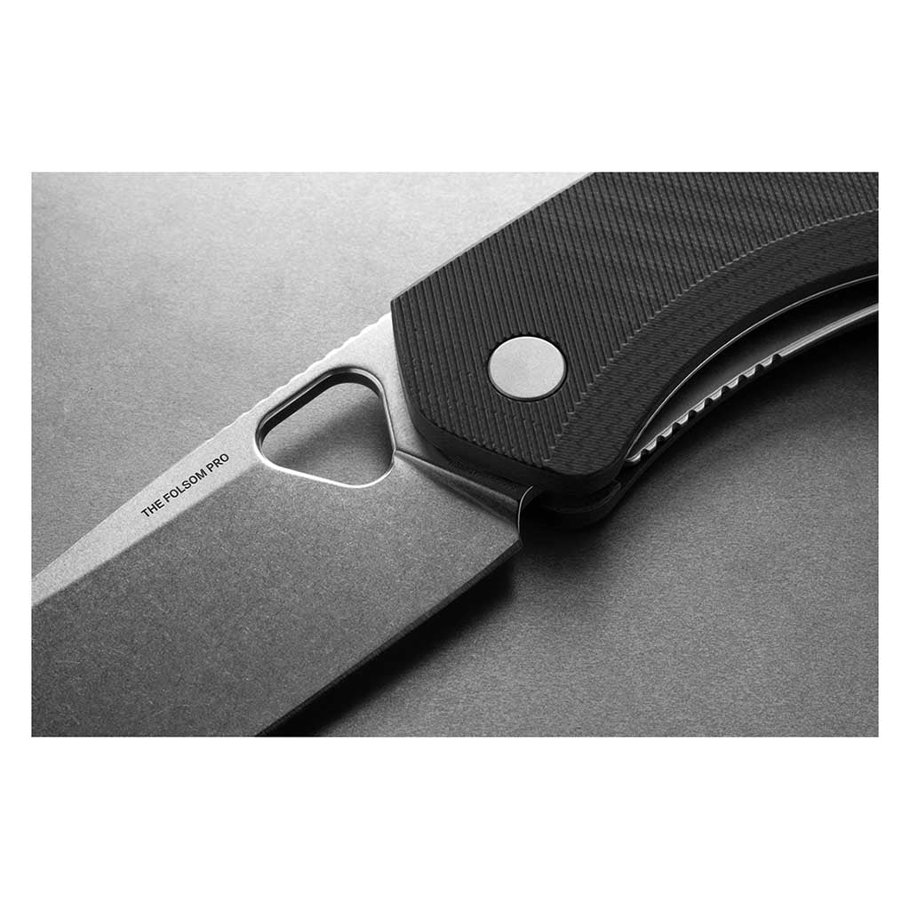 The Folsom Pro | Stonewash The James Brand KN129114-00 Knives One Size / Black/Stainless