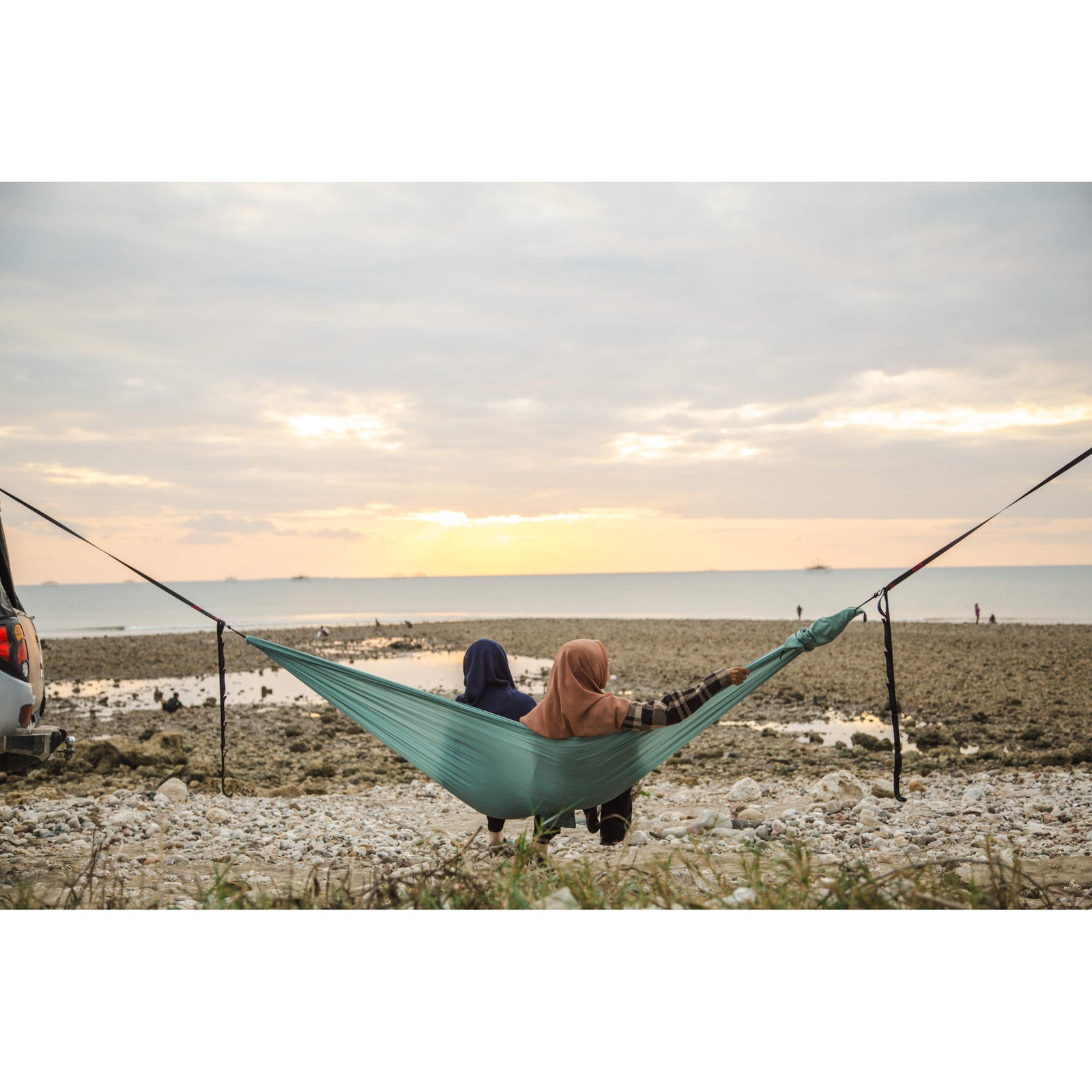 Compact Hammock Ticket To The Moon TMC89 Hammocks 320 x 155 cm / Petrol Green