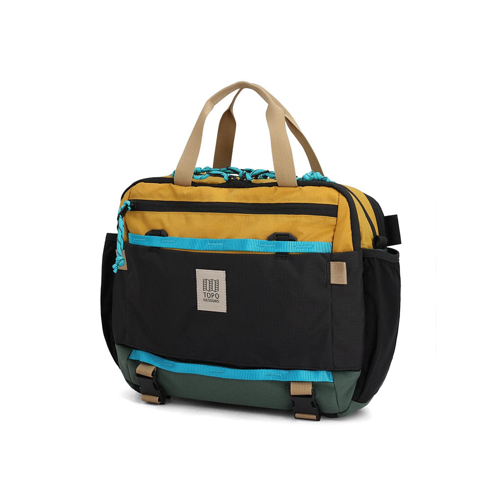 Mountain Cross Pack Topo Designs 932425755 Sling Bags 17L / Mustard/Forest