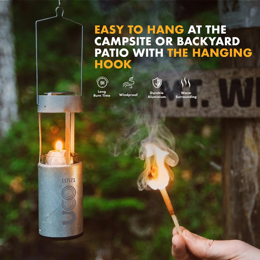 9 Hour Original Candle Lantern UCO Gear UCO23ALU Lanterns One Size / Aluminium