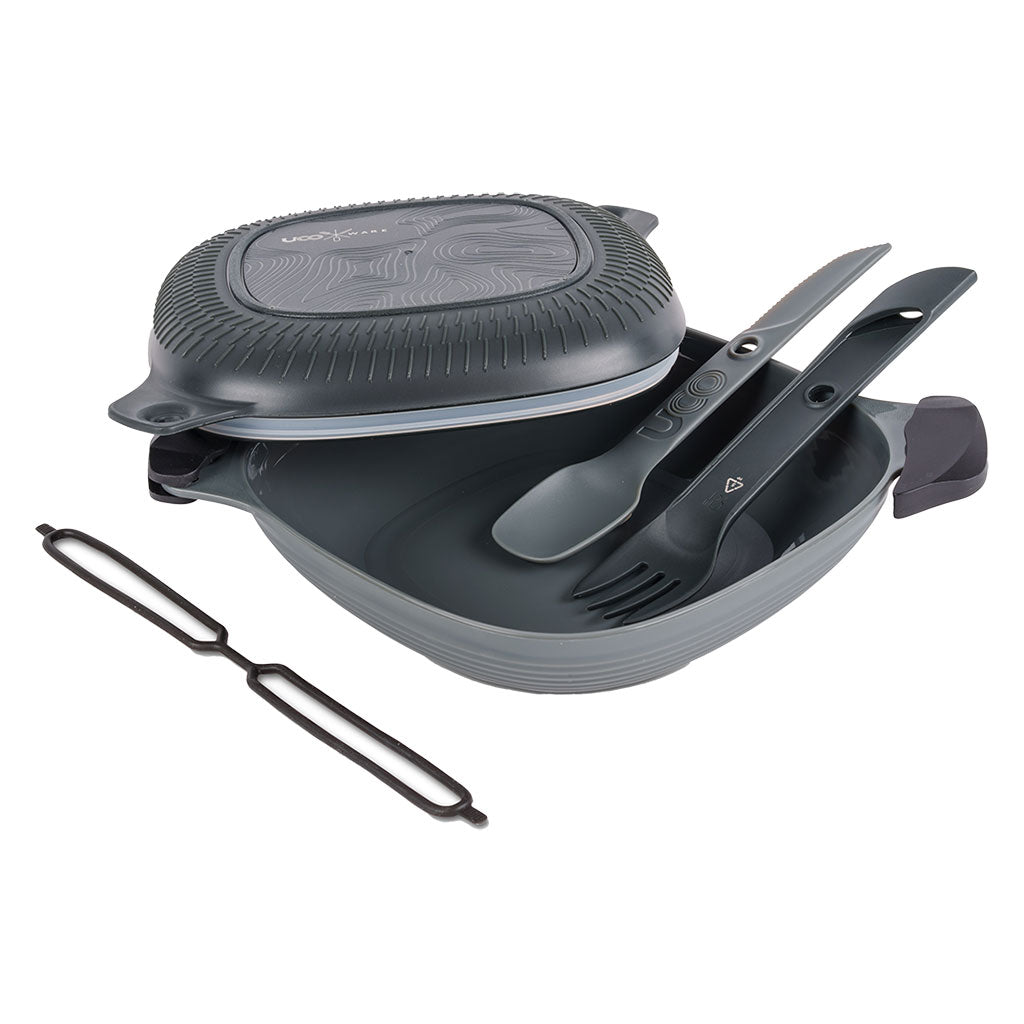 ECO 5 piece Mess Kit UCO Gear UCO111GRY Food Containers 5 Piece / Midnight Grey