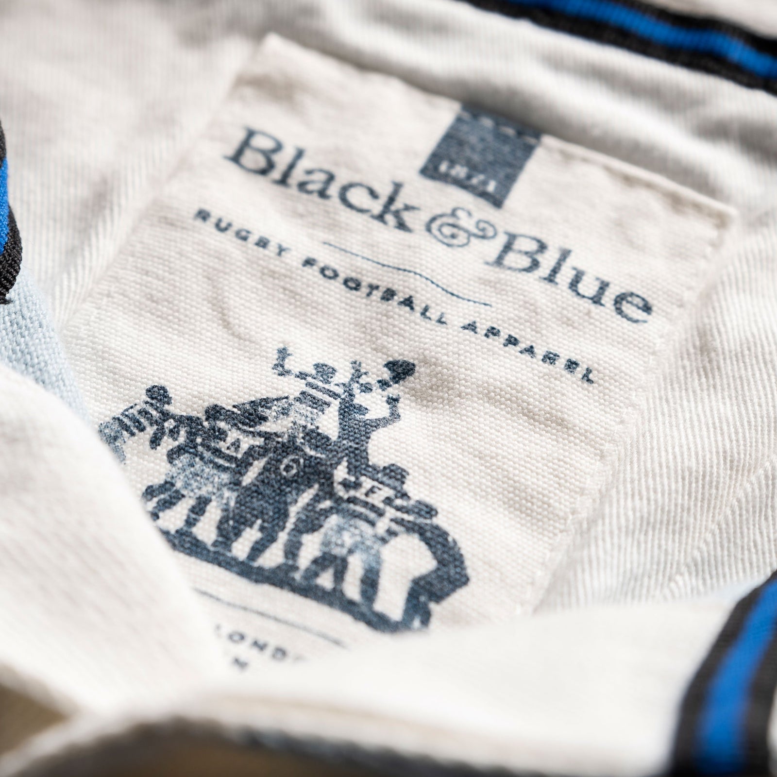 Cambridge 1872 Rugby Shirt Black & Blue 1871 Rugby Shirts