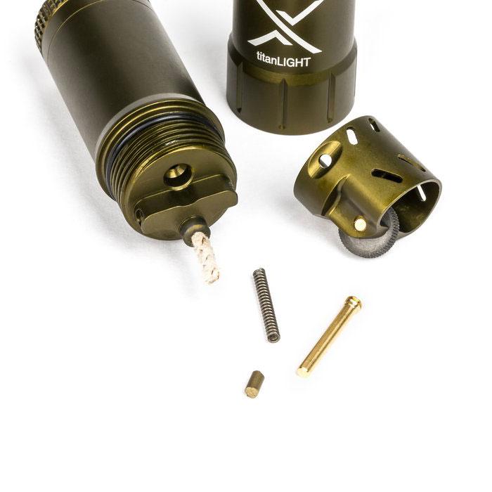 titanLIGHT Lighter Exotac 602573145098 Firestarters One Size / Olive Drab