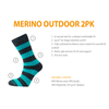 Heritage Merino Outdoor | 2 Pack Horizon Socks Socks