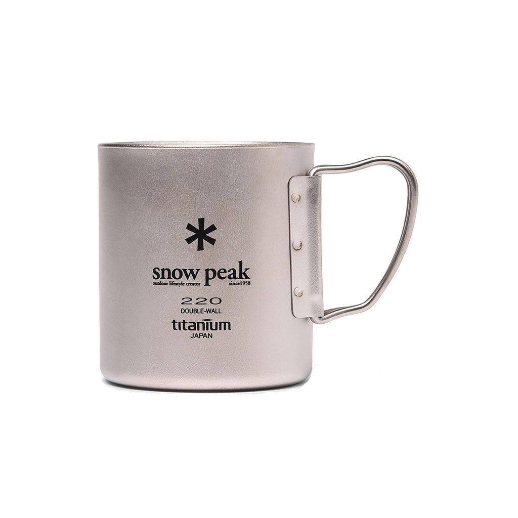 Titanium Double Wall Mug Snow Peak Cups