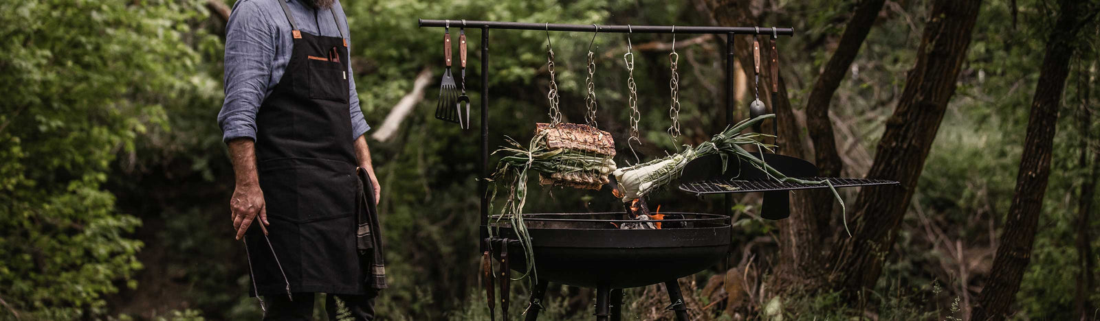 Barebones Living | Cowboy Fire Pit Grill