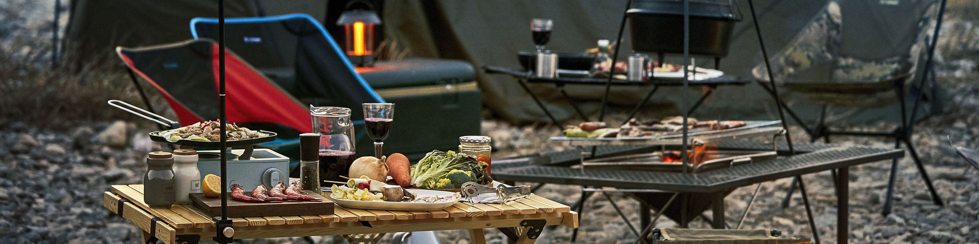 Gemütliches Camping