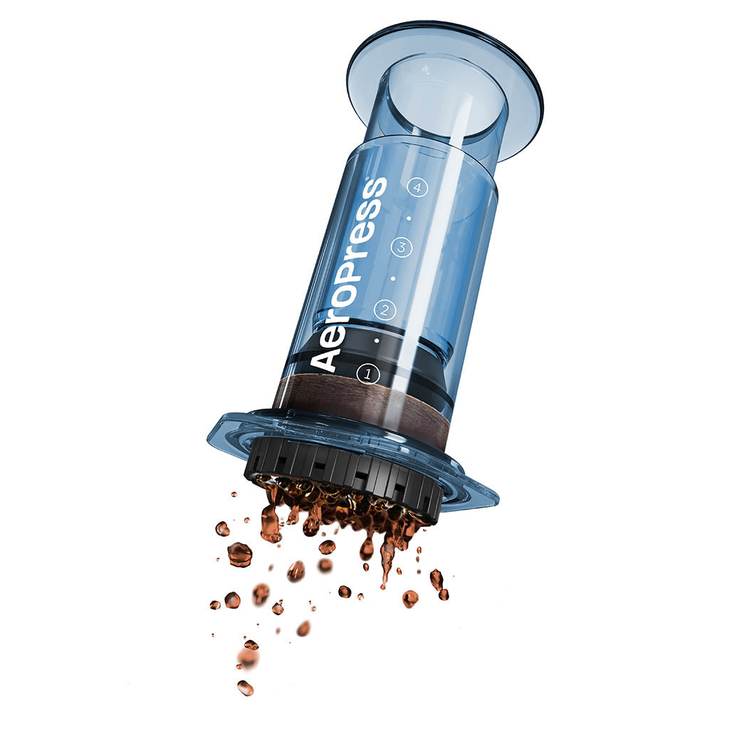 AeroPress Clear Coffee Press AeroPress 90BL05 Coffee Makers One Size / Blue