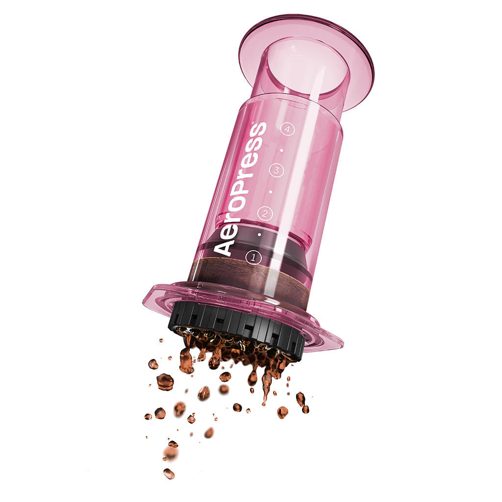 AeroPress Clear Coffee Press AeroPress 90PK05 Coffee Makers One Size / Pink