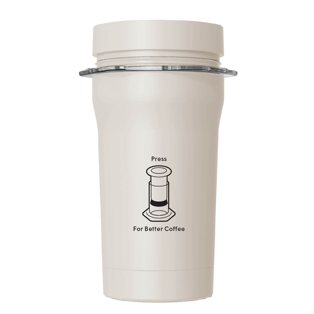 AeroPress GO Plus Travel Coffee Press AeroPress 15PLCR05 Coffee Makers One Size / Cream