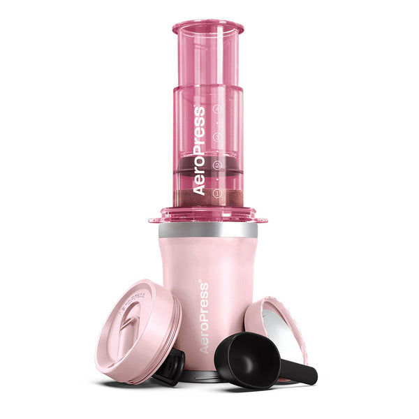 AeroPress GO Plus Travel Coffee Press AeroPress 15PLPK05 Coffee Makers One Size / Pink