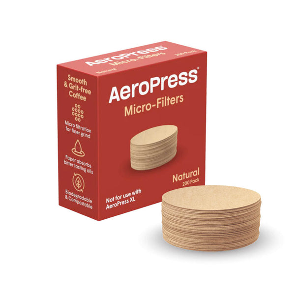 AeroPress Natural Micro Filters AeroPress 81NA24 Coffee Accessories Original / Natural