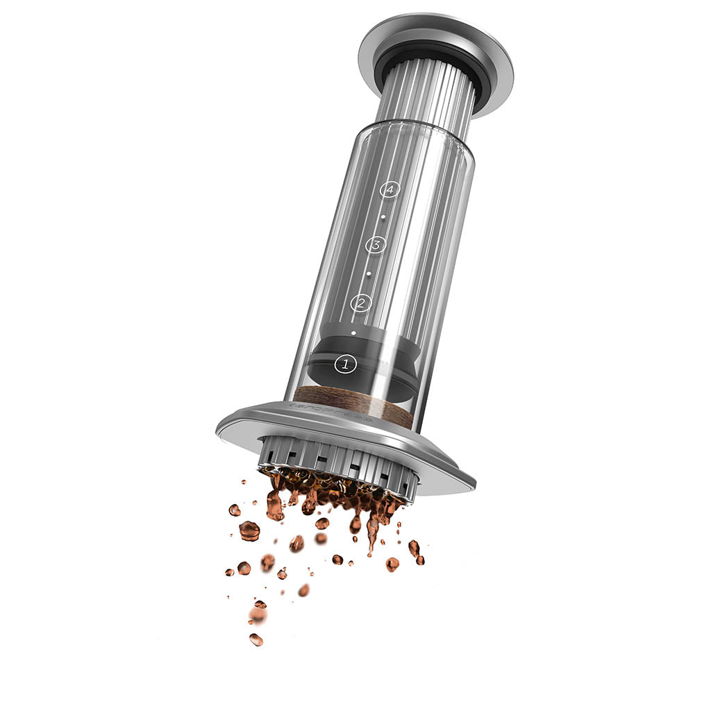 AeroPress Premium Coffee Press AeroPress PR005 Coffee Makers One Size / Silver