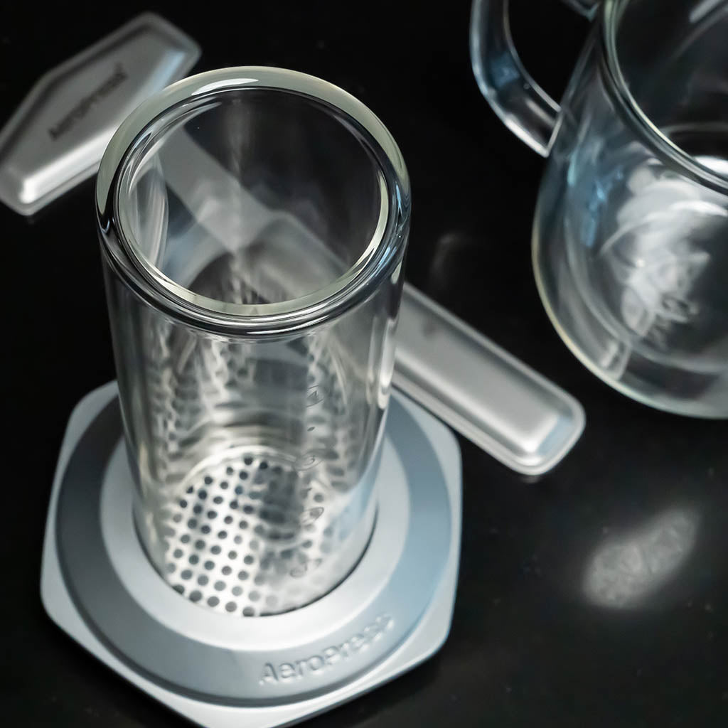 AeroPress Premium Coffee Press AeroPress PR005 Coffee Makers One Size / Silver