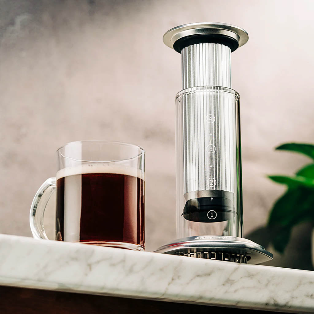 AeroPress Premium Coffee Press AeroPress PR005 Coffee Makers One Size / Silver