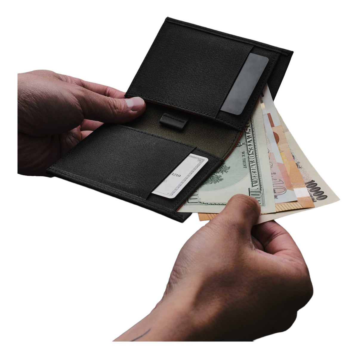 Ark Bifold Cash Wallet Alpaka AD010620122 Wallets One Size / Black | Axogrid 300D