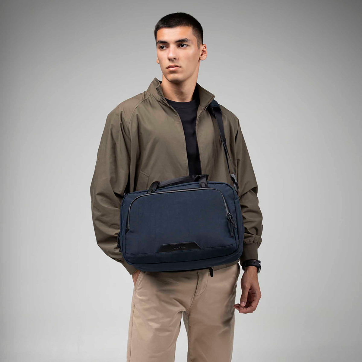 Bravo Brief | 14" Alpaka AA010910624 Briefcases 13L / Moonlight Blue Axoflux 400D Ripstop Nylon