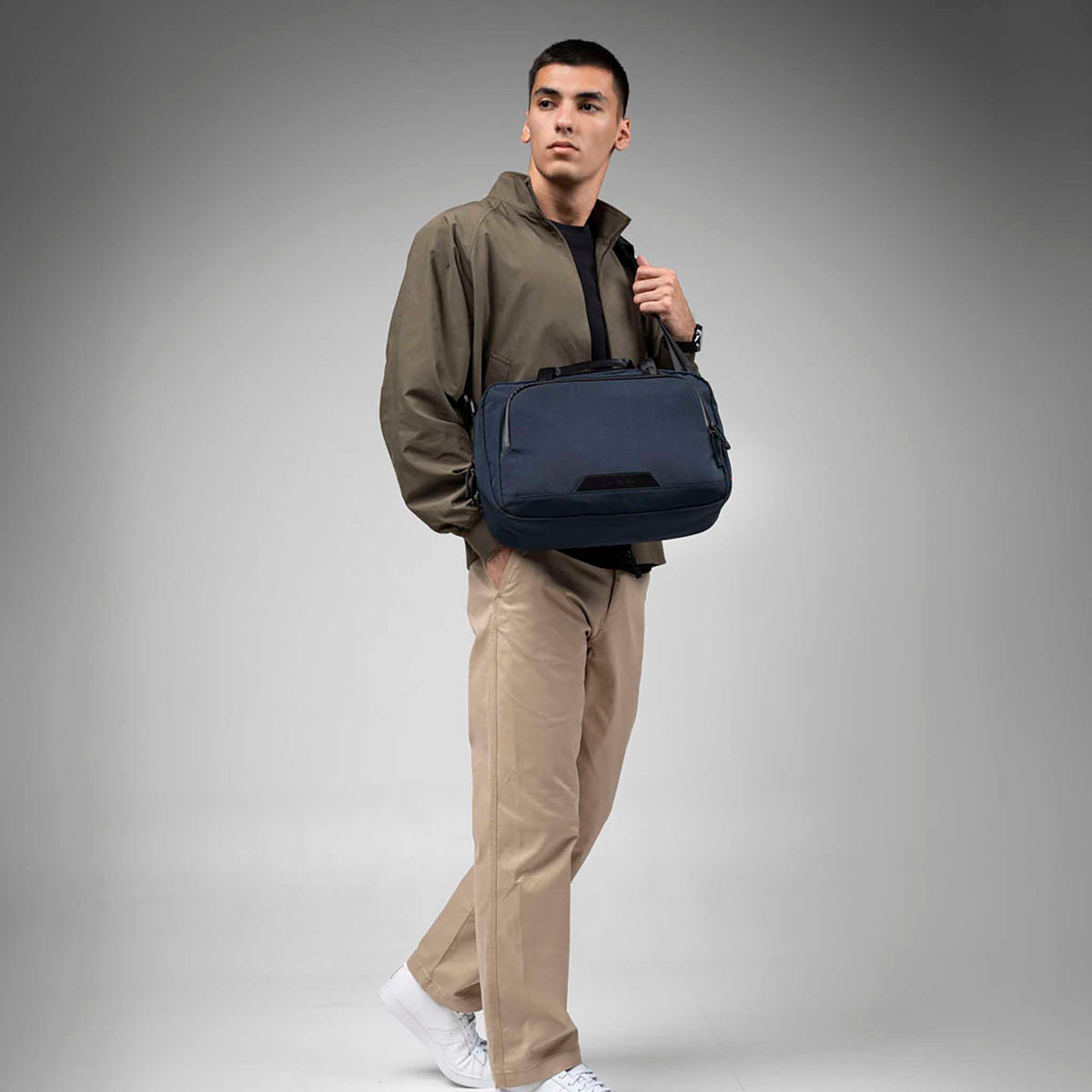 Bravo Brief | 14" Alpaka AA010910624 Briefcases 13L / Moonlight Blue Axoflux 400D Ripstop Nylon