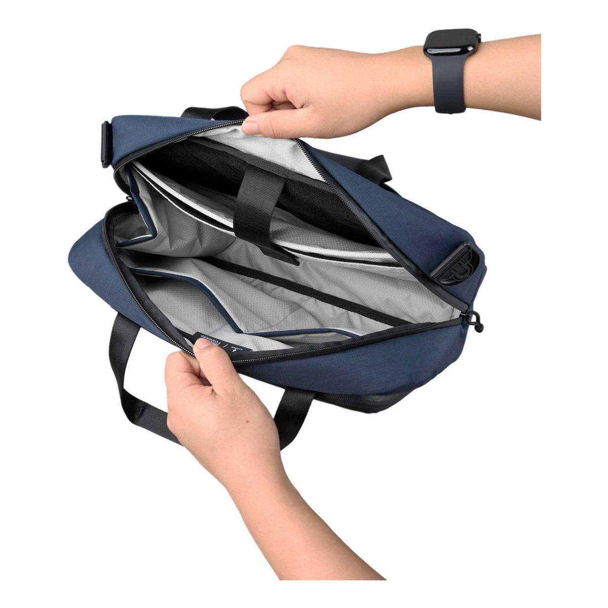 Bravo Brief | 14" Alpaka AA010910624 Briefcases 13L / Moonlight Blue Axoflux 400D Ripstop Nylon