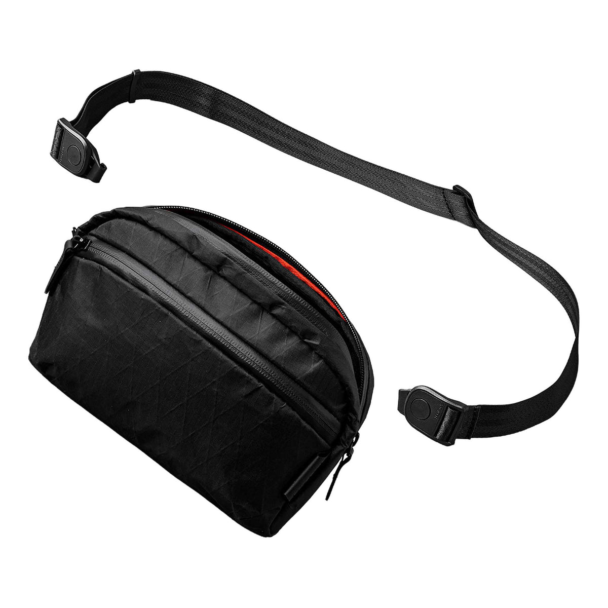Flight Sling 1L Alpaka AA010530128 Sling Bags 1L / Black | X-Pac VX07 Ripstop