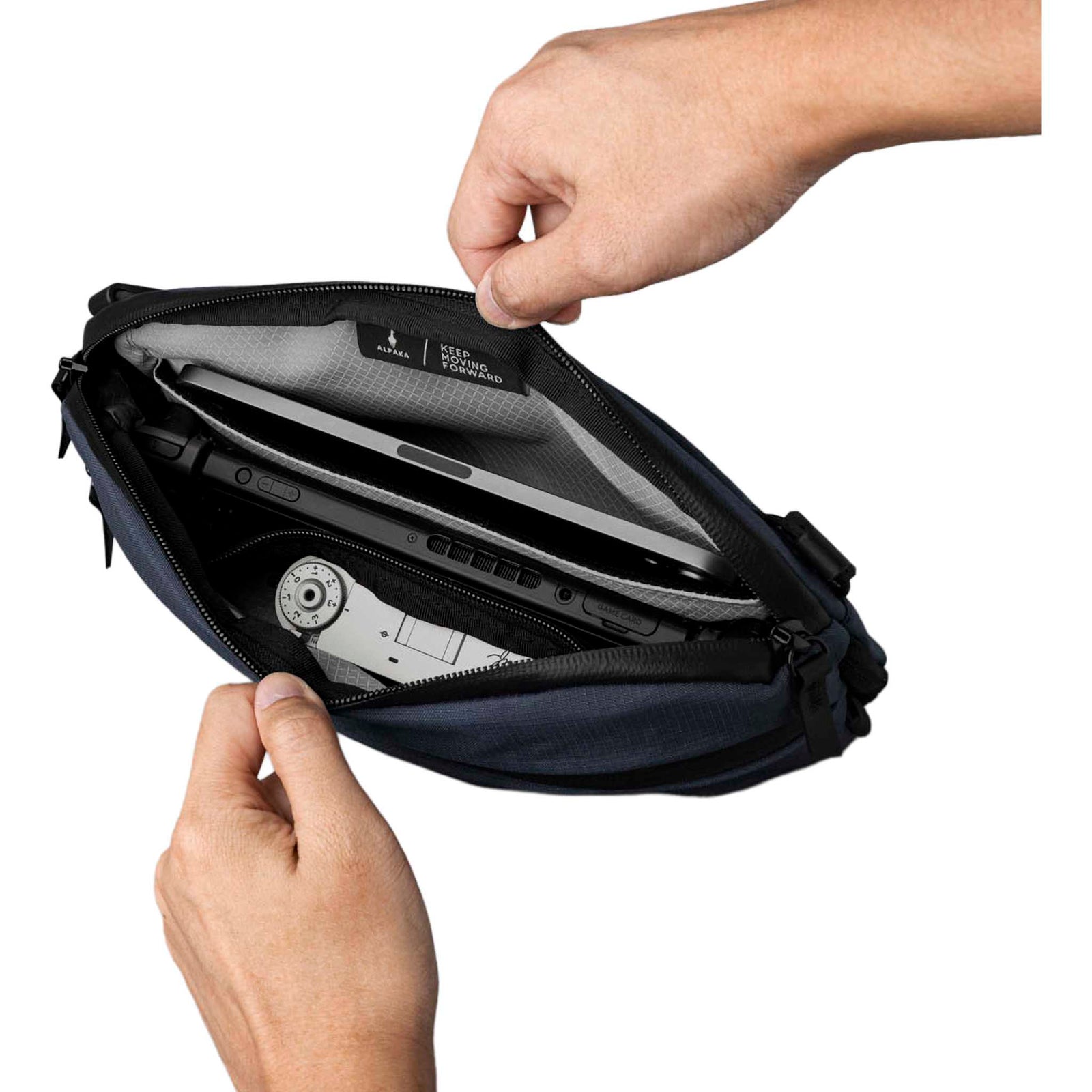 Flight Sling Pro Alpaka AA010870624 Sling Bags 2.5L / Moonlight Blue Axoflux 400D Ripstop Nylon