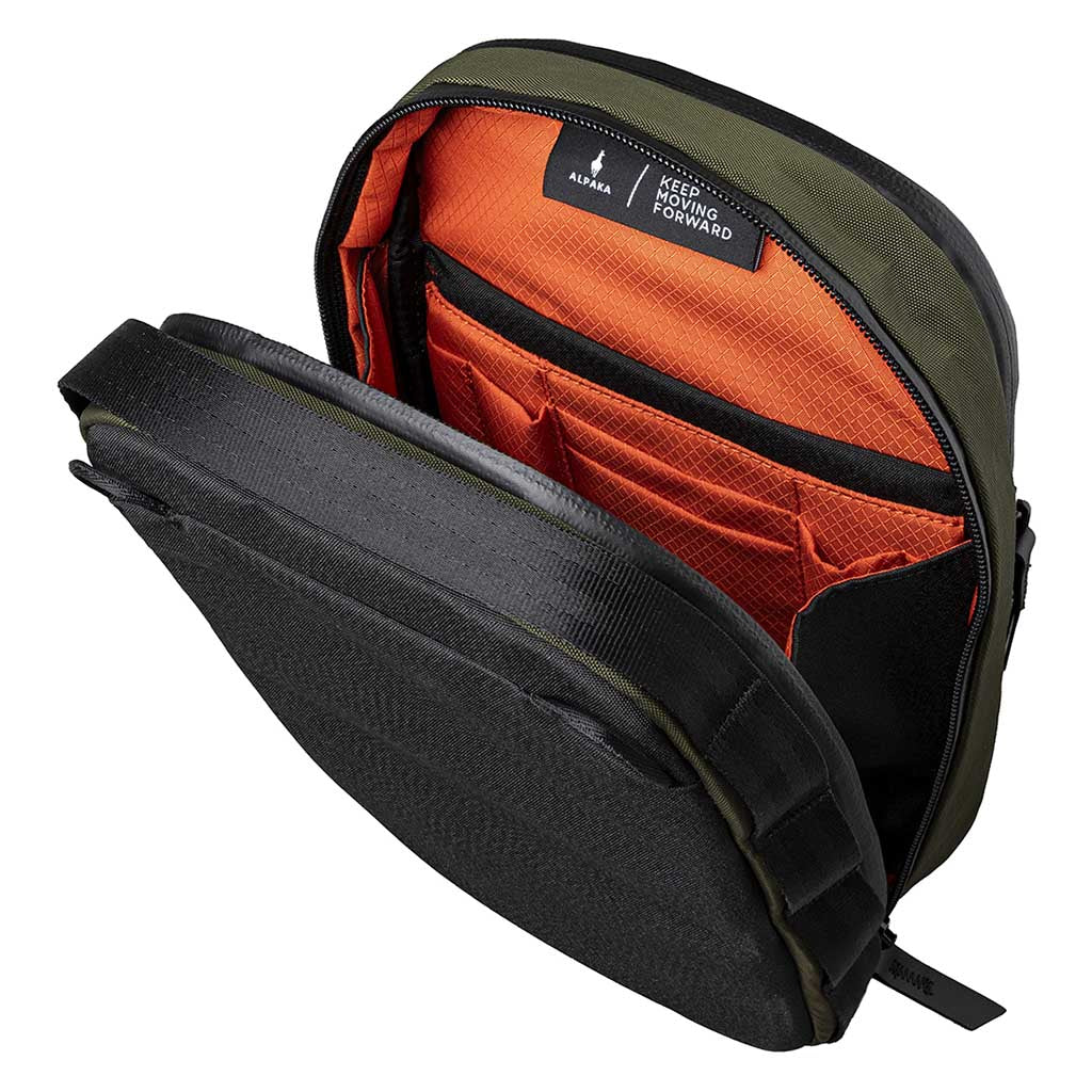 Metro Sling Max Alpaka AD010670506 Sling Bags 3L / Olive Green | X-Pac X42