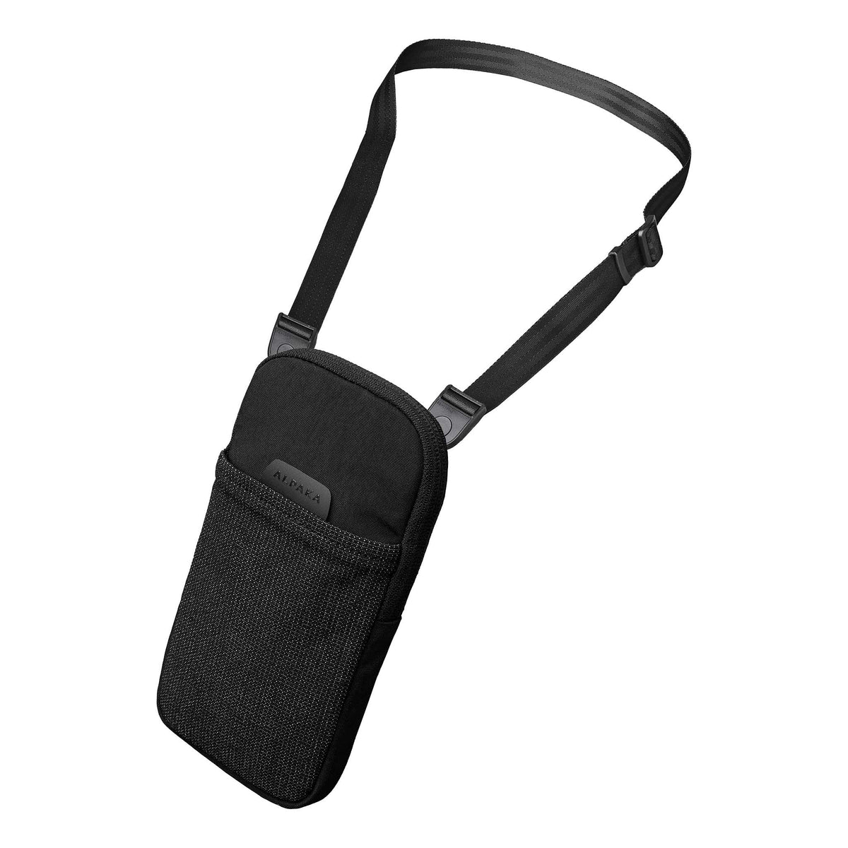 Modular Shoulder Pocket Slim Alpaka AD010920131 Phone Pockets Slim / Black | Axoflux 400D Washed Nylon