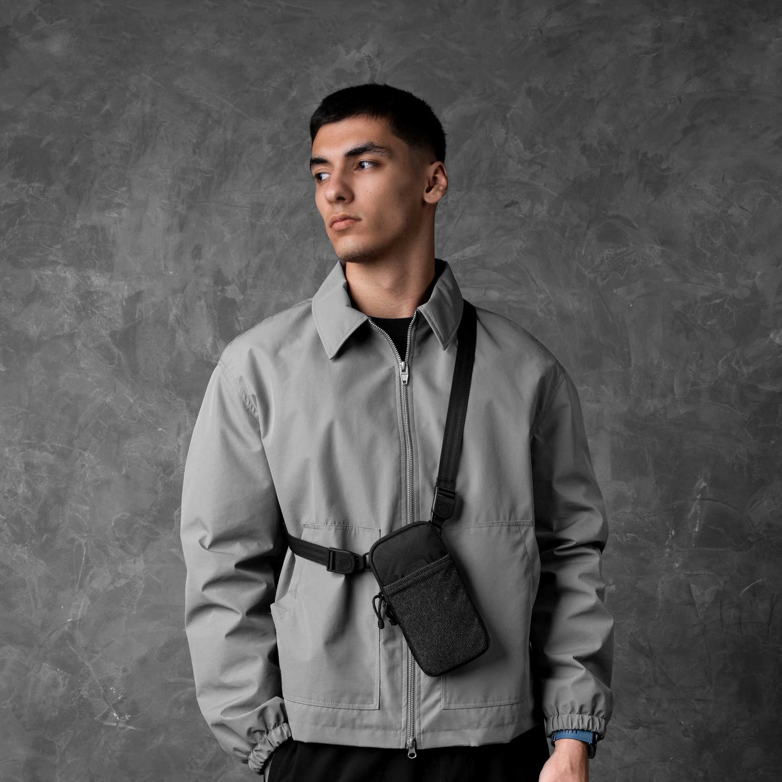 Modular Shoulder Pocket Slim Alpaka AD010920130 Phone Pockets Slim / Black Ultradyne 100D