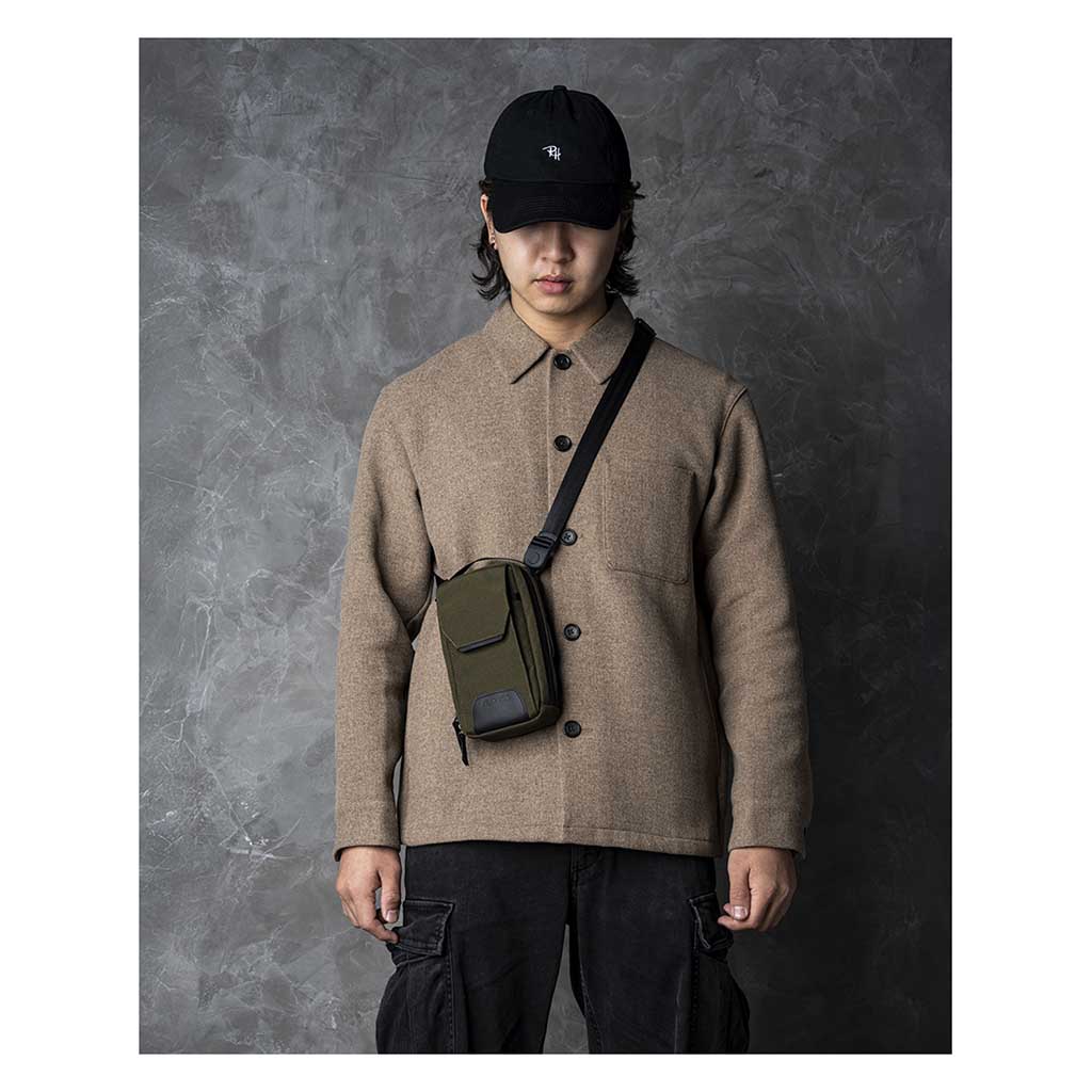 Modular Sling V2 Alpaka AD010740522 Sling Bags One Size / Army Green | Axogrid 300D