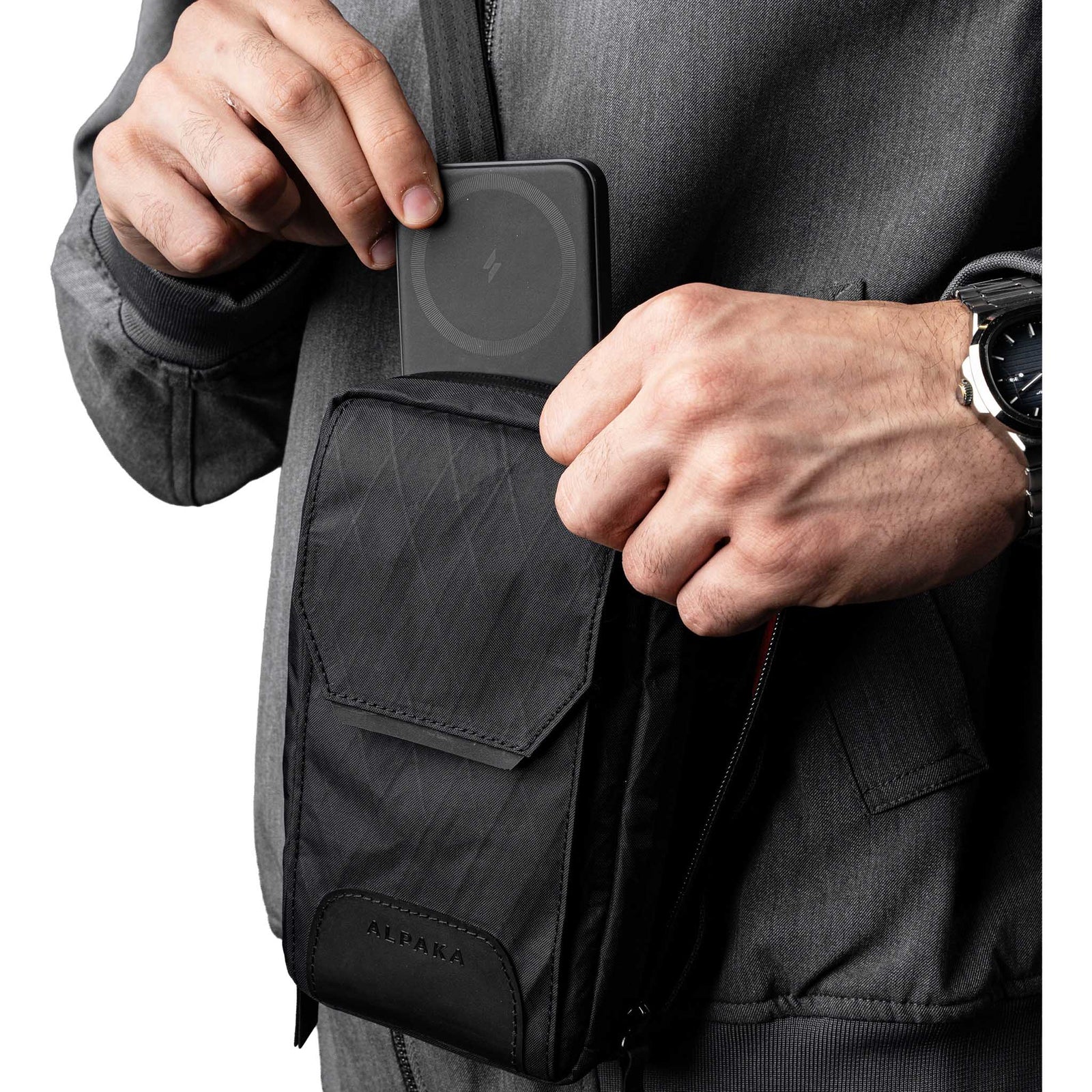 Modular Sling V2 Alpaka AD010740103 Sling Bags One Size / Black | X-Pac VX21