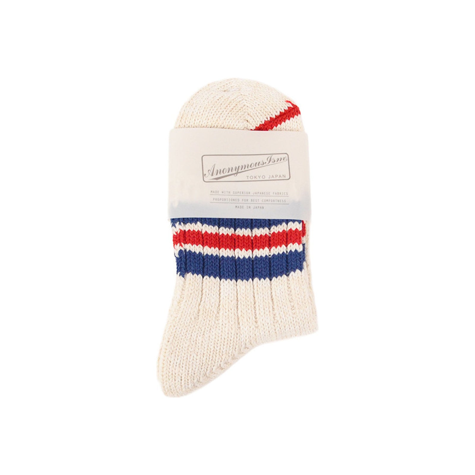 3 Line Slub Q Anonymous Ism Unisex Socks