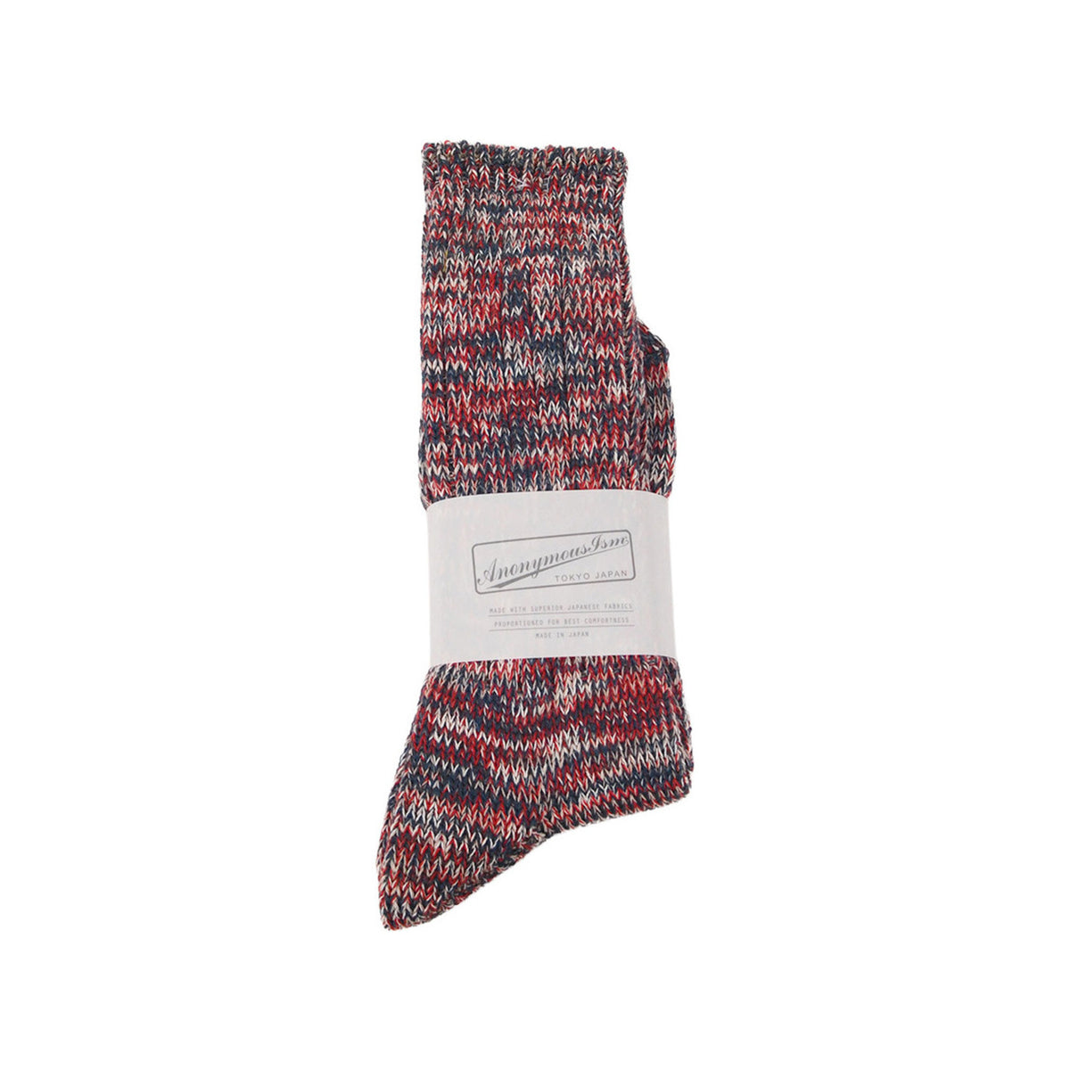 5 Colour Mix Crew Anonymous Ism Unisex Socks