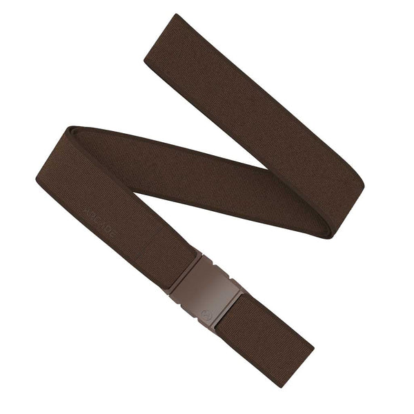 Atlas A2 Elastic Stretch Belt | Slim Arcade Belts NSCRAT3-210 Belts Slim / Medium Brown