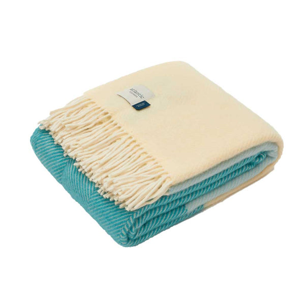 Blue Noon Wool Blanket Atlantic Blankets Blankets