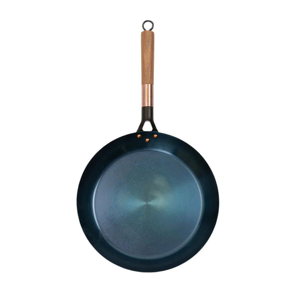 Blue Carbon Steel Skillet Barebones Living Pots & Pans