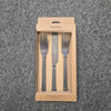 Matte Flatware | Set of 2 | SMALL DEFECT SALE Barebones Living SDS-CKW-370 Cutlery Sets One Size / Slate Grey
