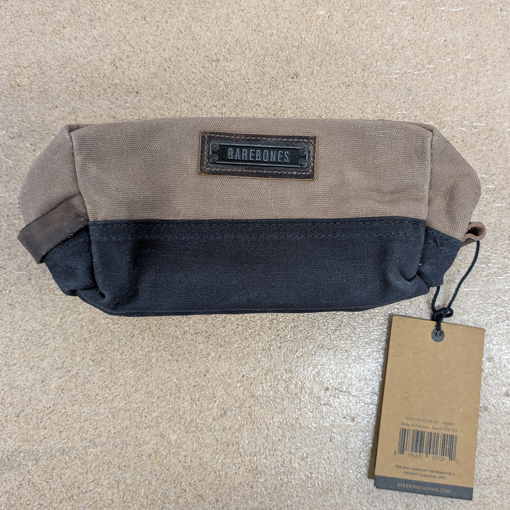 Neelum Dopp Kit | SMALL DEFECT SALE Barebones Living SDS-STC-721 Washbags 3L / Khaki