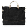 Neelum Firewood Carrier Tote | Waxed Denim Barebones Living STC-730 Tote Bags 40L / Denim
