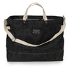 Neelum Firewood Carrier Tote | Waxed Denim Barebones Living STC-730 Tote Bags 40L / Denim