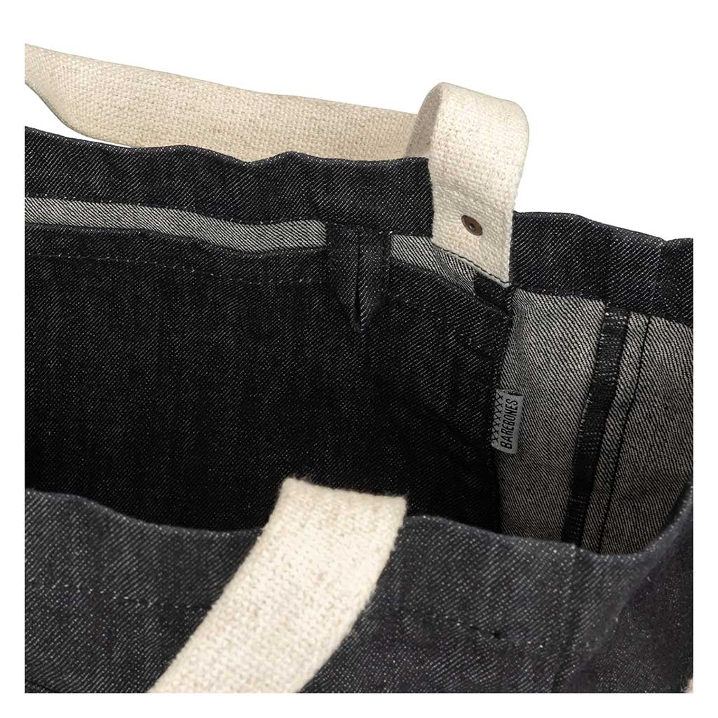 Neelum Market Tote | Waxed Denim Barebones Living STC-728 Tote Bags 16L / Denim