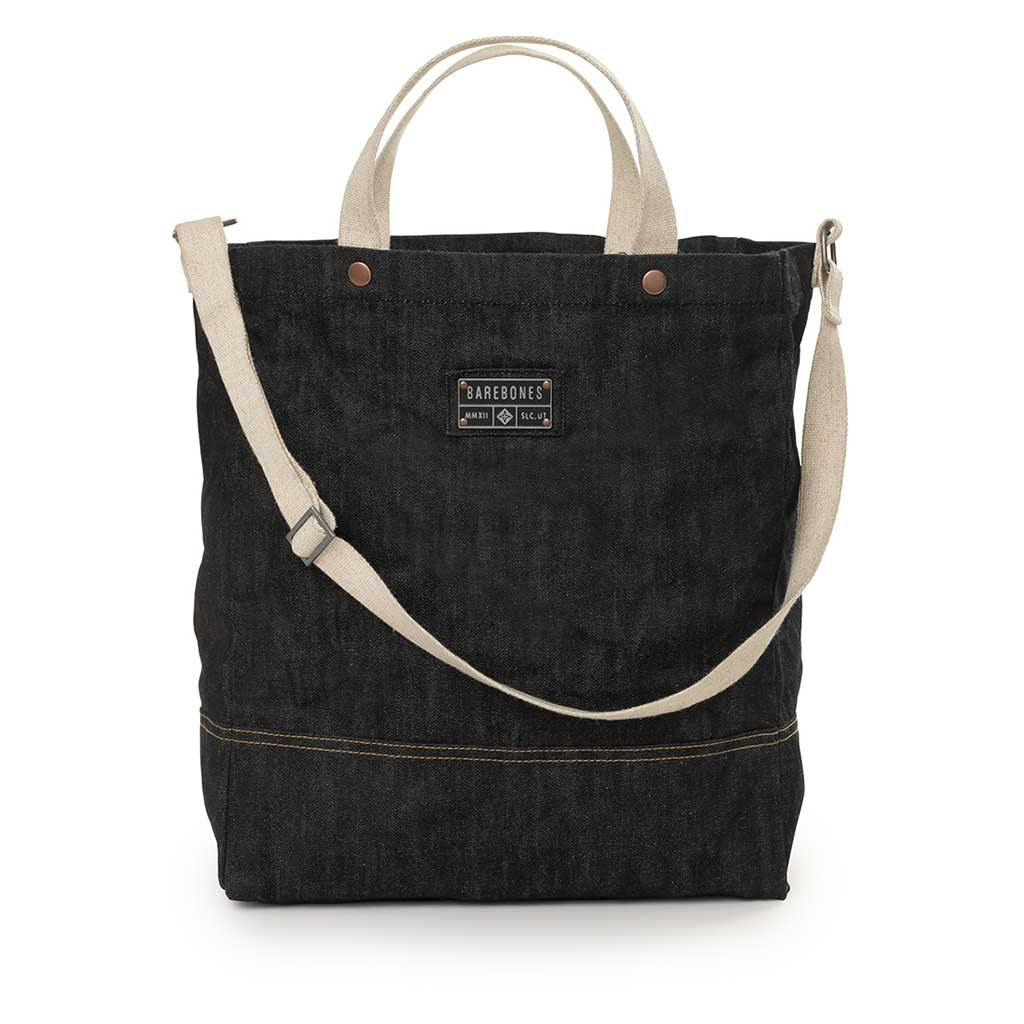 Neelum Oversized Tote | Waxed Denim Barebones Living STC-729 Tote Bags 26L / Denim