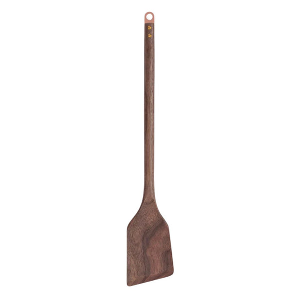 Wooden Spatula Barebones Living CKW-368 Cooking Accessories One Size / Walnut