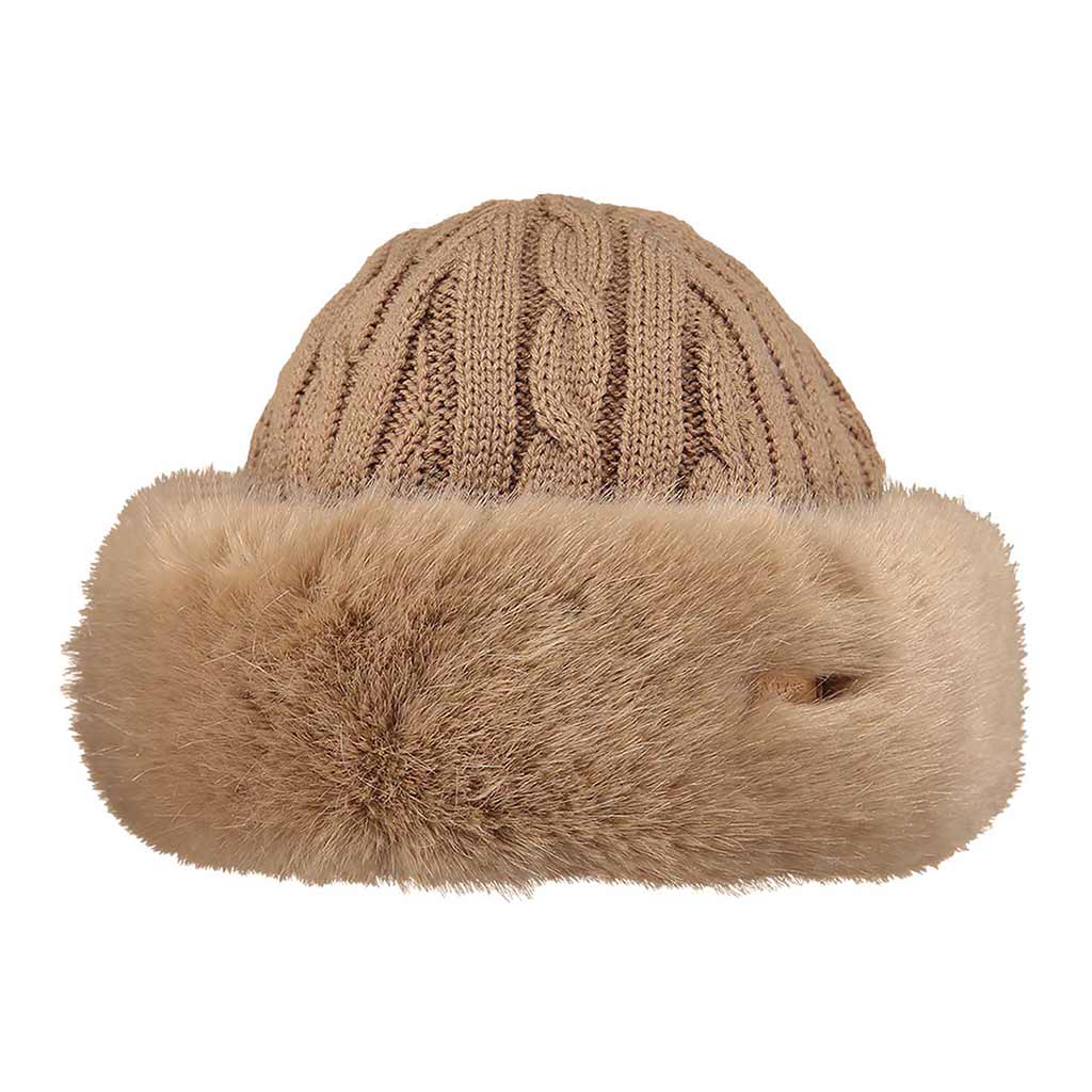 Fur Cable Bandhat BARTS 16300242 Caps &amp; Hats One Size / Light Brown